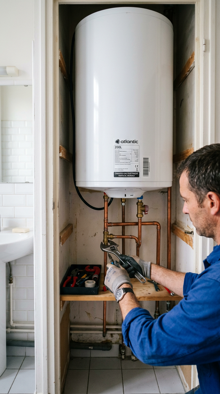 Réparation de ballon d'eau chaude par un plombier à Meudon