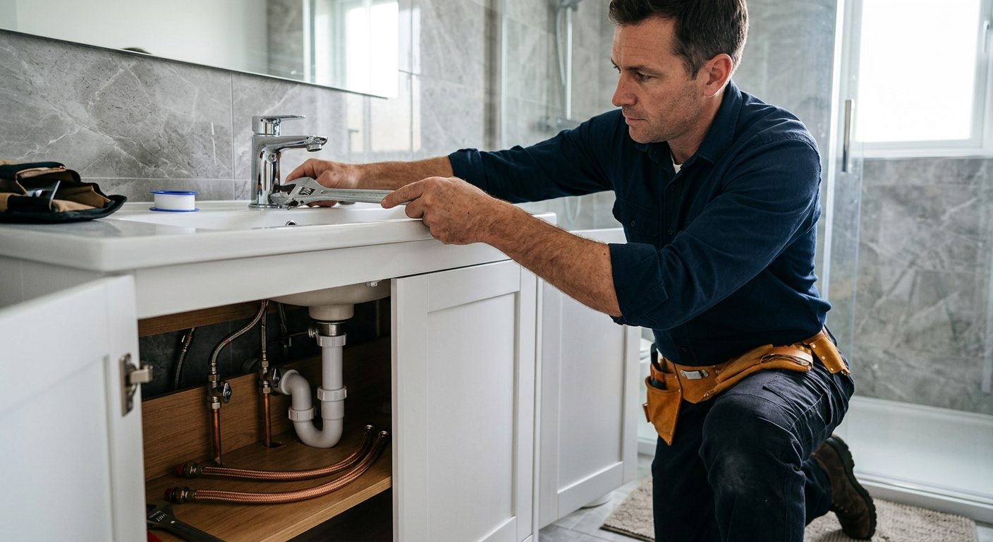 Installation de mitigeur par un plombier à Meudon 92